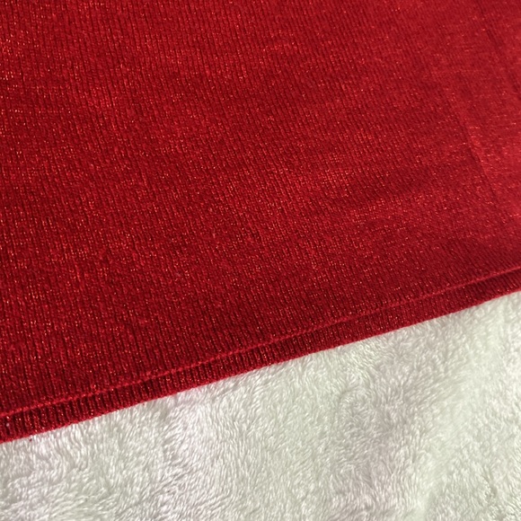 Dark red rhinestone embellished glittery sweater - Picture 16 of 17